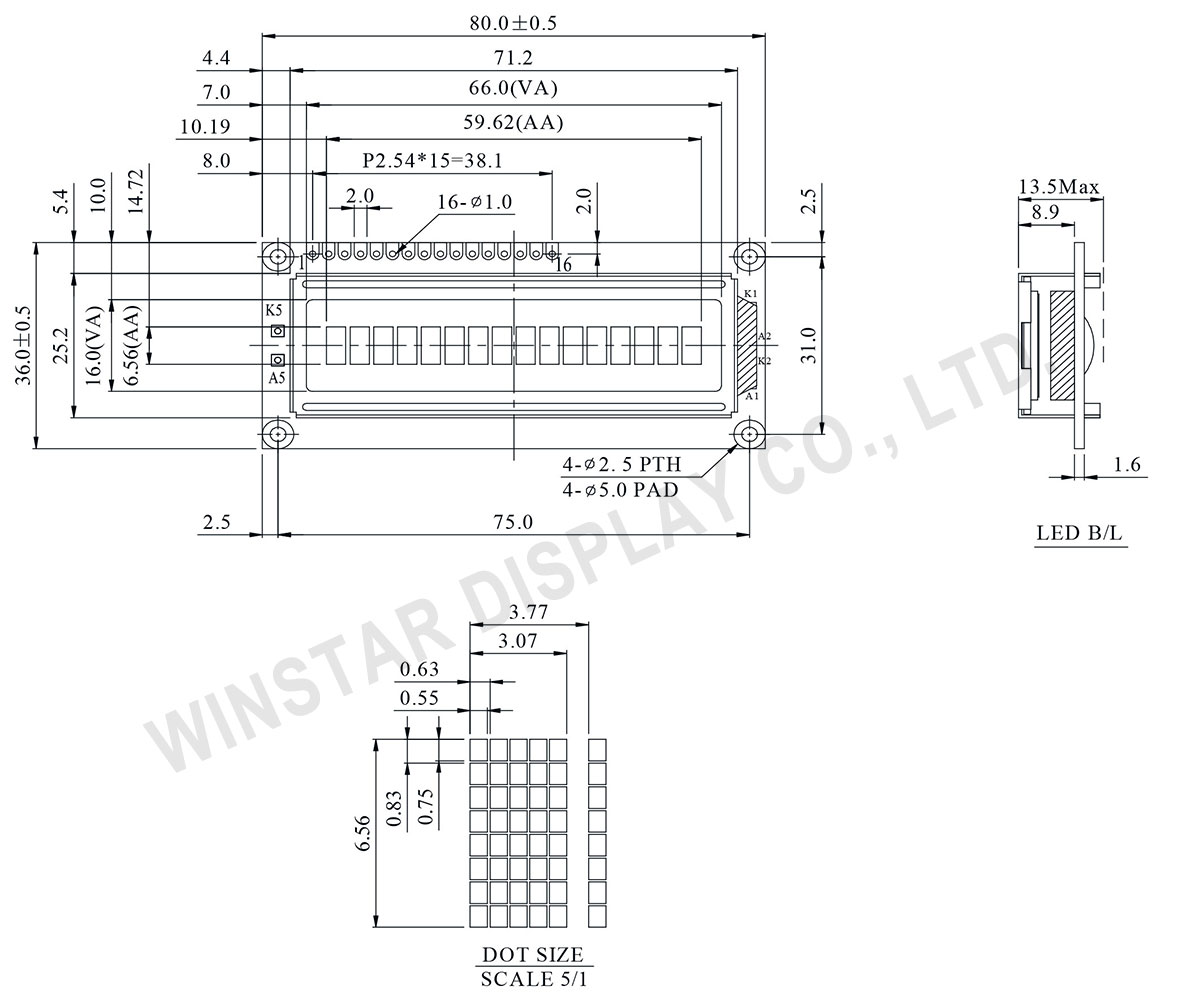 Plan WH1601A