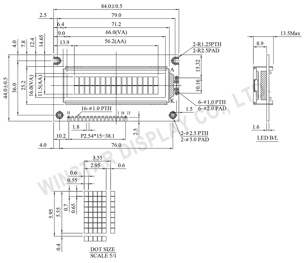 Plan WH1602A