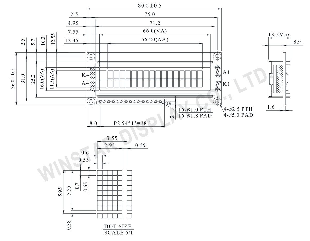 Plan WH1602J