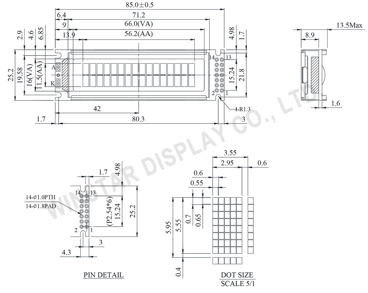 Plan WH1602O