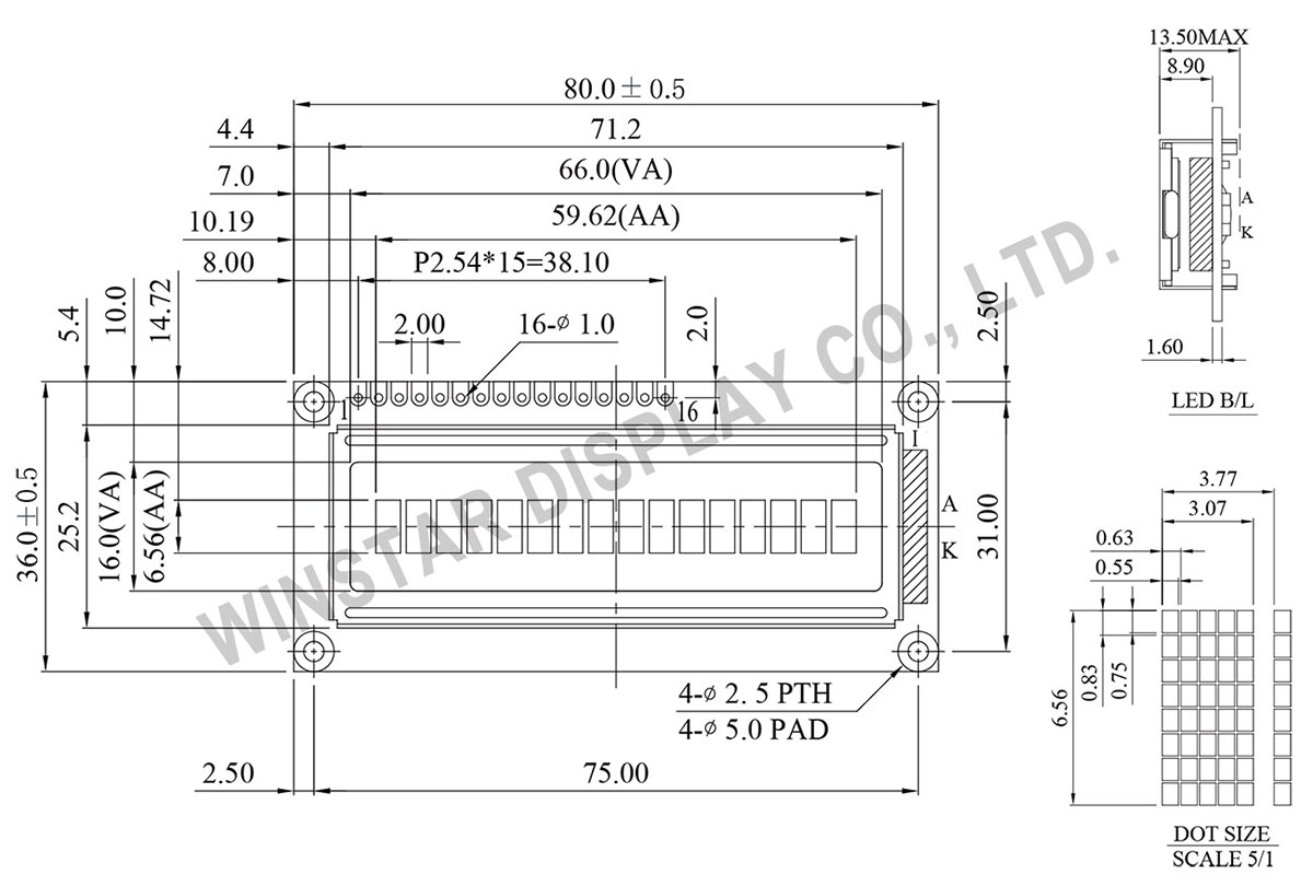 Plan WH1601A-VATN