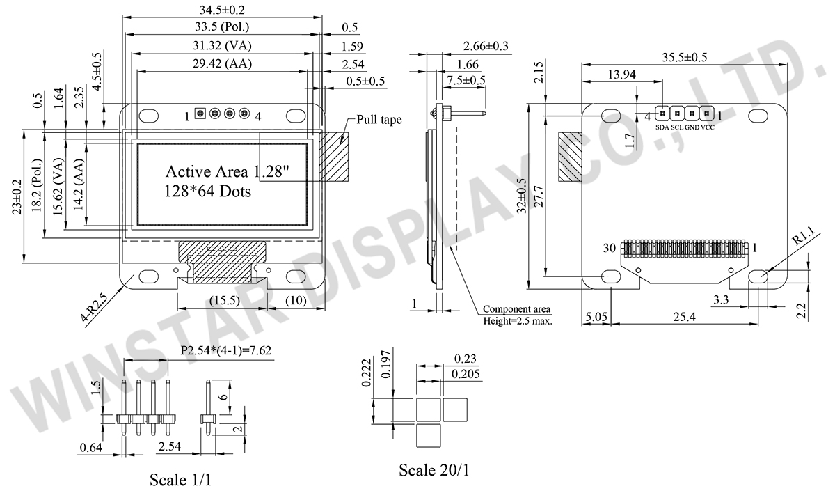 Plan WEA012864L(I2C)