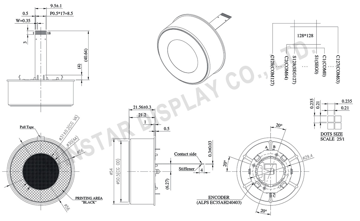 Plan WEO128128D-CTP-Knob